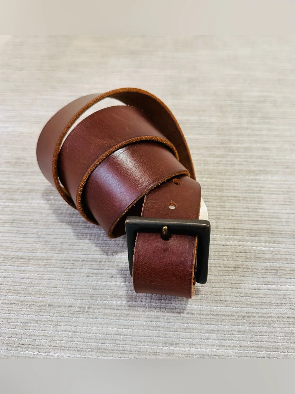 Timberland Men's Genuine Leather Belt Size 40 Brown Classic Casual Jean Belt